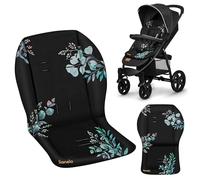 Lionelo Seatliner Universal Pushchair Mattress, Waterproof Material on Both Sides Fits Most Strollers and Pushchairs with Soft Insert