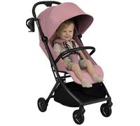 Lionelo SIA Lightweight Stroller 6 Months up to 22 kg - 4 Years Old City Compact Pushchair with CabinFly Size Fold, Lie Flat Recline, Front Suspension, XXL UPF 50+ Canopy 5 Point Harness, Cup Holder