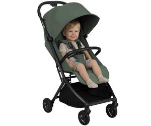 Lionelo SIA Lightweight Stroller 6 Months up to 22 kg - 4 Years Old City Compact Pushchair with CabinFly Size Fold, Lie Flat Recline, Front Suspension, XXL UPF 50+ Canopy 5 Point Harness, Cup Holder