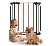 LIONELO Truus SLIM Safety Gate Two-Way opening Adjustable width 75-105cm drill-free installation with pressure fixing Anti-Trip low threshold Self-locking, Secure Your Toddler's Wanderings