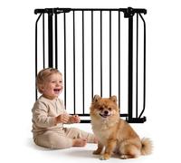 LIONELO Truus SLIM Safety Gate Two-Way opening Adjustable width 75-105 cm Effortless drill-free installation with pressure fixing Anti-Trip low threshold Self-locking, Secure Your Toddler's Wanderings