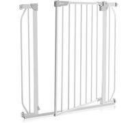 LIONELO Truus SLIM Safety Gate Two-Way opening Adjustable width 75-105 cm Effortless drill-free installation with pressure fixing Anti-Trip low threshold Self-locking, Secure Your Toddler's Wanderings