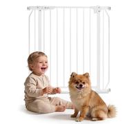 LIONELO Truus SLIM Safety Gate Two-Way opening Adjustable width 75-105cm drill-free installation with pressure fixing Anti-Trip low threshold Self-locking, Secure Your Toddler's Wanderings