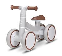 lionelo VILLY Balance Bike for 1-3 Year old, Lightweight Ride On Toy with 4 Wheels, Non-slip Handles, Comfortable Seat, Baby Starter Bike, Toys for Toddler Girl or Boy up to 30 kg, Birthday Gift