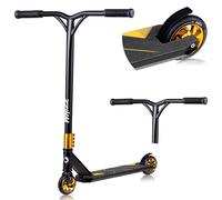 LIONELO WHIZZ NEO Stunt Scooter, ABEC-9 Ball Bearings, Aluminium Deck, HIC Compression System, 110 mm Wheels, Wide Y-Tube Handlebars, Flex Fender MN Steel Brake, Unique Design