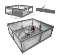 LIONELO Willow XL Foldable Baby Playpen 187 x 207 cm
