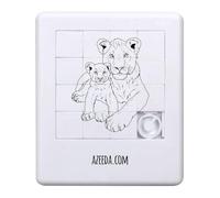 'Lioness and Cub' Sliding Puzzle (PZ00036283)
