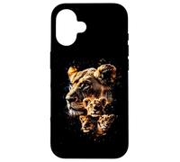 Lioness Cubs Lion family Wildlife art Big cats Case for iPhone 16