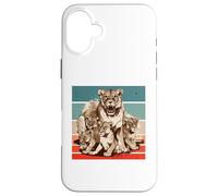 Lioness cubs maternal strength protective roar family unity Case for iPhone 16 Plus