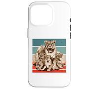 Lioness cubs maternal strength protective roar family unity Case for iPhone 16 Pro