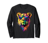 Lioness Lion Young Wild Lionesses Lion Mom Little Cute Lions Long Sleeve T-Shirt