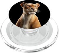 Lioness Lion Young Wild Lionesses Lion Mom Little Cute Lions PopSockets PopGrip for MagSafe