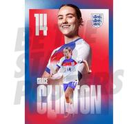 Lionesses Clinton 25/26 Action Poster Unframed A3