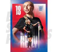 Lionesses Kelly 25/26 Away Action Poster Unframed A2