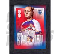 Lionesses Stanway 25/26 Action Poster Framed A3