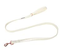 Lionet Paws Dog Leash - Silk White Leash for Small Medium Large Dogs Matching Collar for Girl and Boy