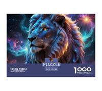 LionExpert-Level Jigsaw Puzzles for Adults Fierce Lion A 1000-Piece (Advanced) Set of Seemingly Impossible, Hard, And Extremely Difficult Challenging Puzzle Educational Games - The Ultimate Test And G