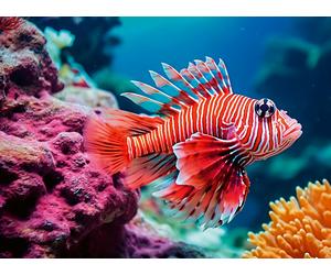 Lionfish - Highlight Puzzle - Colorful Animals