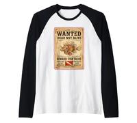Lionfish is Wanted Dead Not Alive | Reward Fish Tacos Raglan Baseball Tee