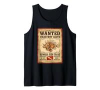 Lionfish is Wanted Dead Not Alive | Reward Fish Tacos Tank Top