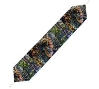 Lionfish Swims Along The Edge of A Mangrove Table Runner Dining Table Cloth 200*33cm