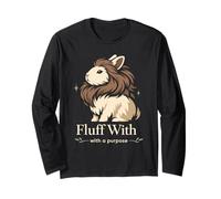 Lionhead Rabbit Enthusiast Fluffy Breed Bunny Lover Gift Long Sleeve T-Shirt