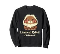 Lionhead Rabbit Enthusiast Fluffy Breed Bunny Lover Gift Sweatshirt