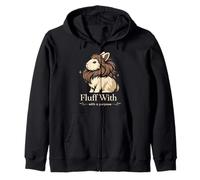 Lionhead Rabbit Enthusiast Fluffy Breed Bunny Lover Gift Zip Hoodie