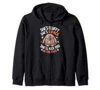 Lionhead Rabbit Lover Bunny Rabbit Gifts Lionhead Rabbit Zip Hoodie