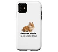 Lionhead Rabbit Too Cute To Be This Difficult Funny Pet Case for iPhone 11