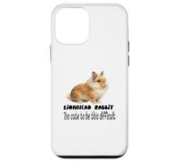 Lionhead Rabbit Too Cute To Be This Difficult Funny Pet Case for iPhone 12 mini