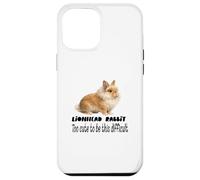 Lionhead Rabbit Too Cute To Be This Difficult Funny Pet Case for iPhone 12 Pro Max