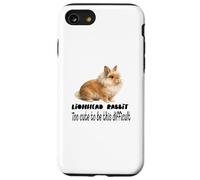 Lionhead Rabbit Too Cute To Be This Difficult Funny Pet Case for iPhone SE (2020) / 7/8