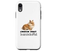 Lionhead Rabbit Too Cute To Be This Difficult Funny Pet Case for iPhone XR