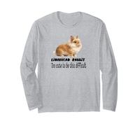Lionhead Rabbit Too Cute to Be This Difficult Funny Pet Long Sleeve T-Shirt