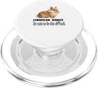 Lionhead Rabbit Too Cute To Be This Difficult Funny Pet PopSockets PopGrip for MagSafe