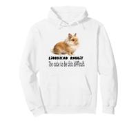Lionhead Rabbit Too Cute To Be This Difficult Funny Pet Pullover Hoodie