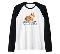 Lionhead Rabbit Too Cute to Be This Difficult Funny Pet Raglan Baseball Tee