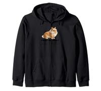 Lionhead Rabbit Too Cute To Be This Difficult Funny Pet Zip Hoodie