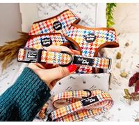 LIONHEART HOUNDSTOOTH DOG COLLAR M
