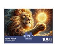 LionMaster-Level Jigsaw Puzzles for Adults Fierce Lion Embark on A 1000-Piece Advanced And Challenging Puzzle Games Journey - Positioned As The Ultimate Gift Jigsaw Puzzles for Adults And Kids Age 12