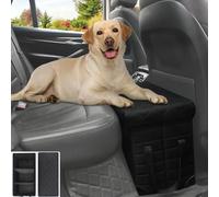 LIONROGE Car Back Seat Extender for Large Dogs up to 200lbs,Dog Car Back & Front Seat Extender with Storage,Prevent Your Dogs from Falling Off The Seat