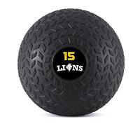 Lions 8kg/10kg/12kg/15kg Medicine Slam Rubber Balls Bootcamp MMA Fitness Strength Training No Bounce Ball (15kg-)