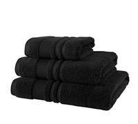Lions Bamboo Towels - Premium Bath Sheets Set of 2 (90x140cm) - 60% Bamboo 40% Cotton, Extra Large Towels Bath Sheet, Highly Absorbent Quick Drying Soft Bathroom Towel, Black
