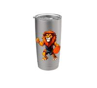 Lions Basketball Leo Stainless Steel Insulated Tumbler