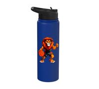 Lions Basketball Leo Stainless Steel Insulated Water Bottle