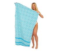 Lions Beach Towels for Adults - 100% Polyester Microfibre Sand Free Beach Towel 100x180cm, Extra Large Quick Dry Lightweight Pool Towels, Water Absorbent, Ideal for Swimming, Greek