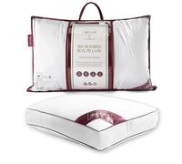 Lions Bed Pillow - Premium Microfibre Box Firm Pillows, Feels Like Down Luxury White Hotel Quality Soft Pillows for Side Sleepers, Anti Allergy Breathable Hypoallergenic Head Neck Support