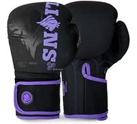 Lions Botega Boxing Gloves Purple 6oz, Adult Sparring Punching Punch Bag MMA Martial Arts Training Mitts, Ideal for Men Women