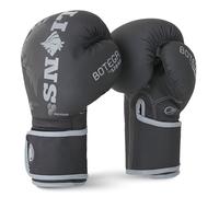 Lions BOTEGA Boxing Gloves Sparring Mitts for Punch Bag Focus Pads Punching Cage Fight Mma Muay Thai Kickboxing Martial Arts Training 6oz 8oz 10oz 12oz 14oz 16oz (8oz, Grey)